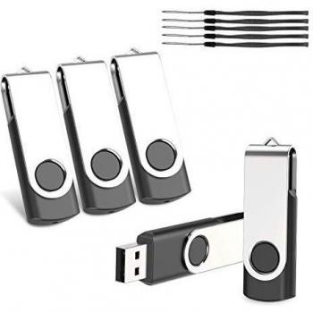 Kacai 16GB Memory Stick USB Flash Drive for Data Storage (Pack of 5)