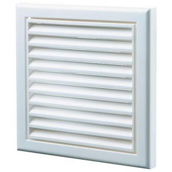 Blauberg 100mm Fixed Blade Grille White