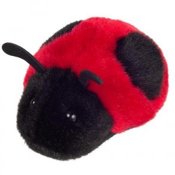 Teddy Hermann® Kuscheltier Marienkäfer 11 cm rot-schwarz