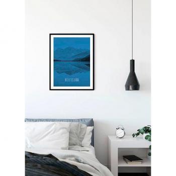 Komar Bild »Wortsee Blau«, Natur, (1 St.), Wanddeko ohne Rahmen