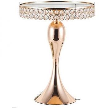 Crystal Cupcake Stand with Electroplated Finish