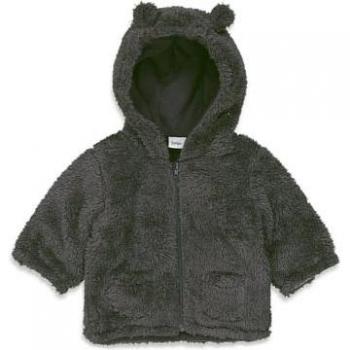 Chaqueta de Teddy Básica Antracita