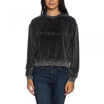 Velluto Lavato Donna Jeans Calvin Klein Felpa