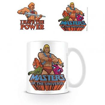 Masters of the Universe – I Have The Power – He-Man‑Tasse (weiß, rot, blau)