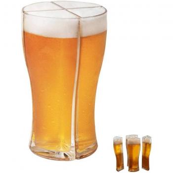Set 4 Vasos de Cristal Tiro