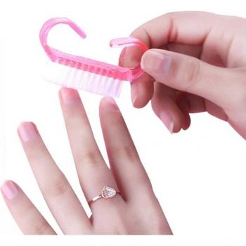 Purple Nail Art Brush for UV Gel