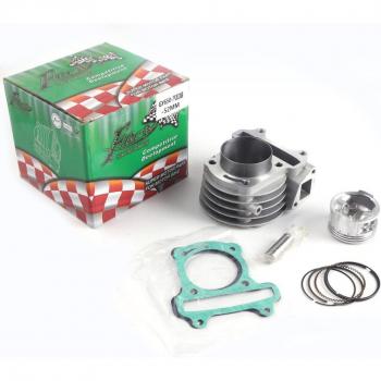 Pistón y Cilindro GY6 120cc, Aumento de Potencia del 30%, 4 Tiempos, Diámetro 52mm, Hecho en Taiwán