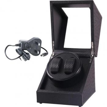 Modern PU Leather Watch Winder for Home Use