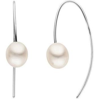 Perlenohrringe JOBO Haken-Design aus Sterlingsilber