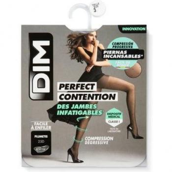 Plumetis Collants Noir DIM 25D Contention Petite Taille