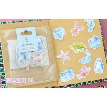 70 Pcs Kawaii Scrapbooking Stickers
