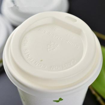 Compostable 50-Pack White PLA Beverage Cups for Events