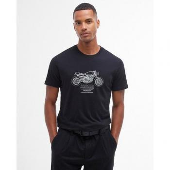 Barbour Moto T-Shirt Redonda