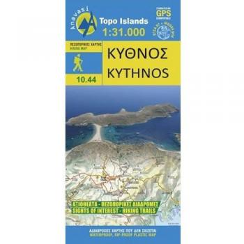 Hiking Map Wanderkarte Kythnos
