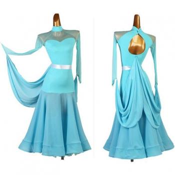 Women’s Blue Stage Ballroom Dress