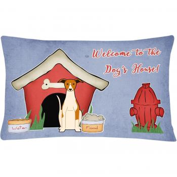 Whippet Dog House Collection Pillow