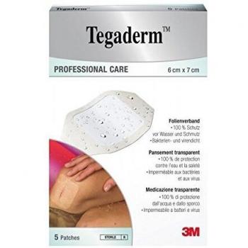 M Tegaderm Medic Trasp Transparentpflaster, Größe 6x7cm, Inhalt: 5 Stück