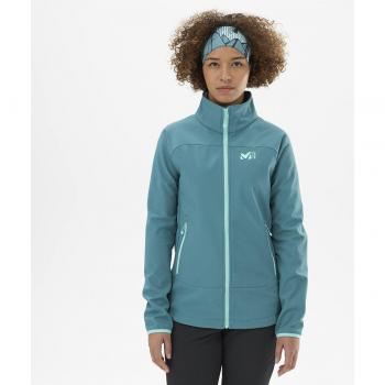 Giacca softshell blu Millet Magma Shield femminile
