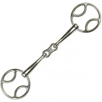 Lorina French Link Loop Ring Snaffle Bit for Horses