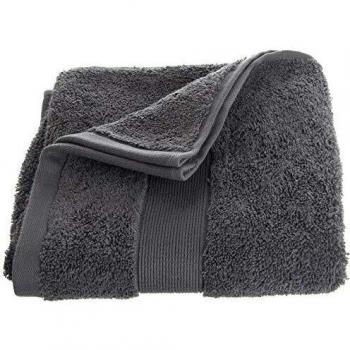 Serviette de toilette Atmosphera coton gris 50x90cm