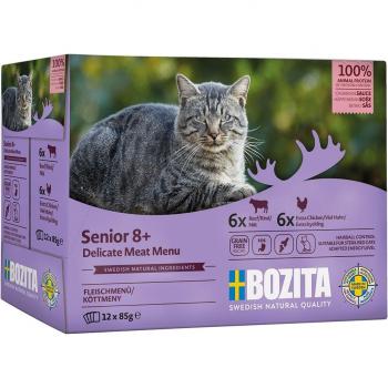 Bozita Bouchées en Sauce pour Chat Senior 24x85g
