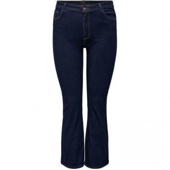 ONLY CARMAKOMA Carsally HW Flared DNM Bj370 Noos Blu Jeans Scuro 46W x 32L Donna