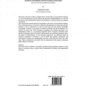 Klüver, Jürgen: An Essay Concerning Sociocultural Evolution