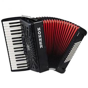 Hohner Facelift III Piano Chromatique – Accordeon Bravo Line avec Housse Noire et 72 Basses