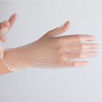 Guantes de plástico desechables para frutas y verduras, 100 piezas