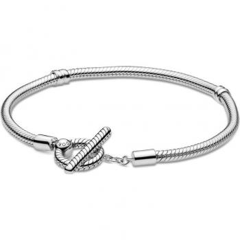 Pandora Moments T-Bar Snake Chain Bracelet 18cm