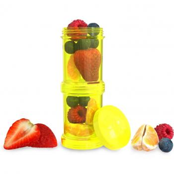 Dosificador 2x100 ml Amarillo de Twistshake