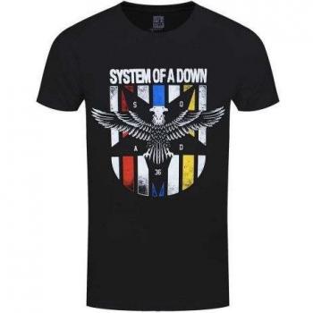 Top Unisex SOAD Eagle Colors L Nero