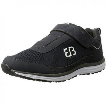 Brütting Men's Performance Fit V Sneakers, Grey/White, 5 UK