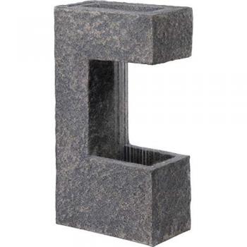 Dobar Gartenbrunnen mit Wasserfall und LED-Beleuchtung