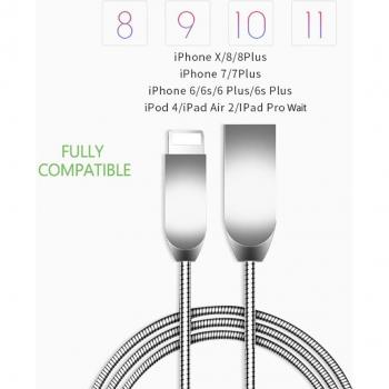 Retractable Fast USB Charging Cable for iPhone and iPad