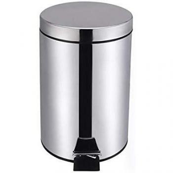 Cubo de basura con pedal 12LT inoxidable