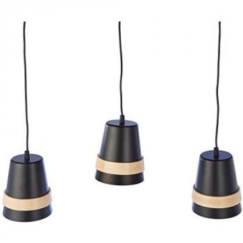 Lampada da Soffitto Venezia Black 60x14x100 cm