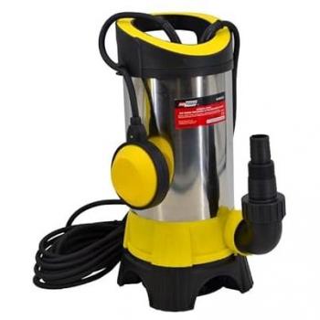 Pompa inox 750W con galleggiante per acqua sporca