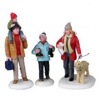 Lemax Kerst Schaatsen Trio