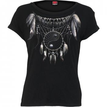 Yin & Yang Spiralschick Spirit Girl Schwarz S