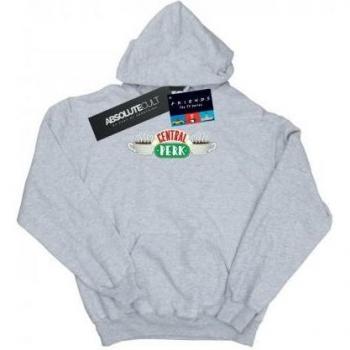Friends Ladies Central Perk Pullover Hoodie L Grey