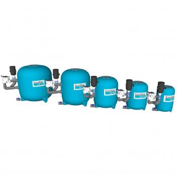 Aquaforte Pool‑ und Teichfilter: Econobead EB60, 2″ Ventil 63 mm