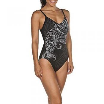 Damenbodylift Calliope von Arena – Schwarzer Funktions-Black Badeanzug, 38, C‑Cup