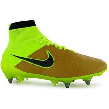 Nike Magista Obra LTHR SG-PRO, Men's Football Boots, Gold / Yellow / Black (7.5 UK / 42 EU)