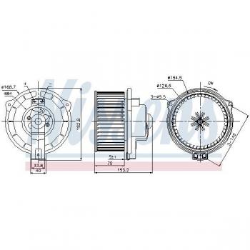 Nissens 87107 Climate Control Fan