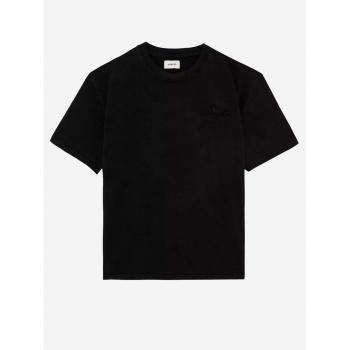 Autry Zwart T-shirt voor Mannen en Vrouwen