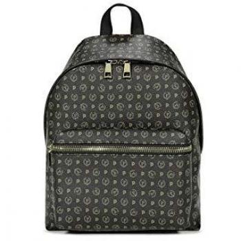 Zaino Pollini Heritage Logo Classic Nero/Avorio, one_size
