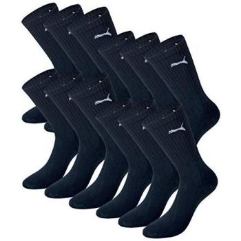 Puma Black Performance Crew Socks