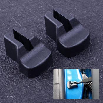 CITALL 1 Pair of Black ABS Plastic Car Door Check Arm Covers for Ford Mustang