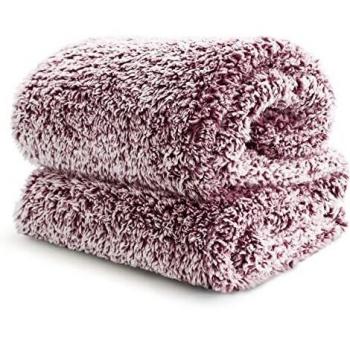 Tenture Polaire pour Salon Bedsure – Plaid Rouge